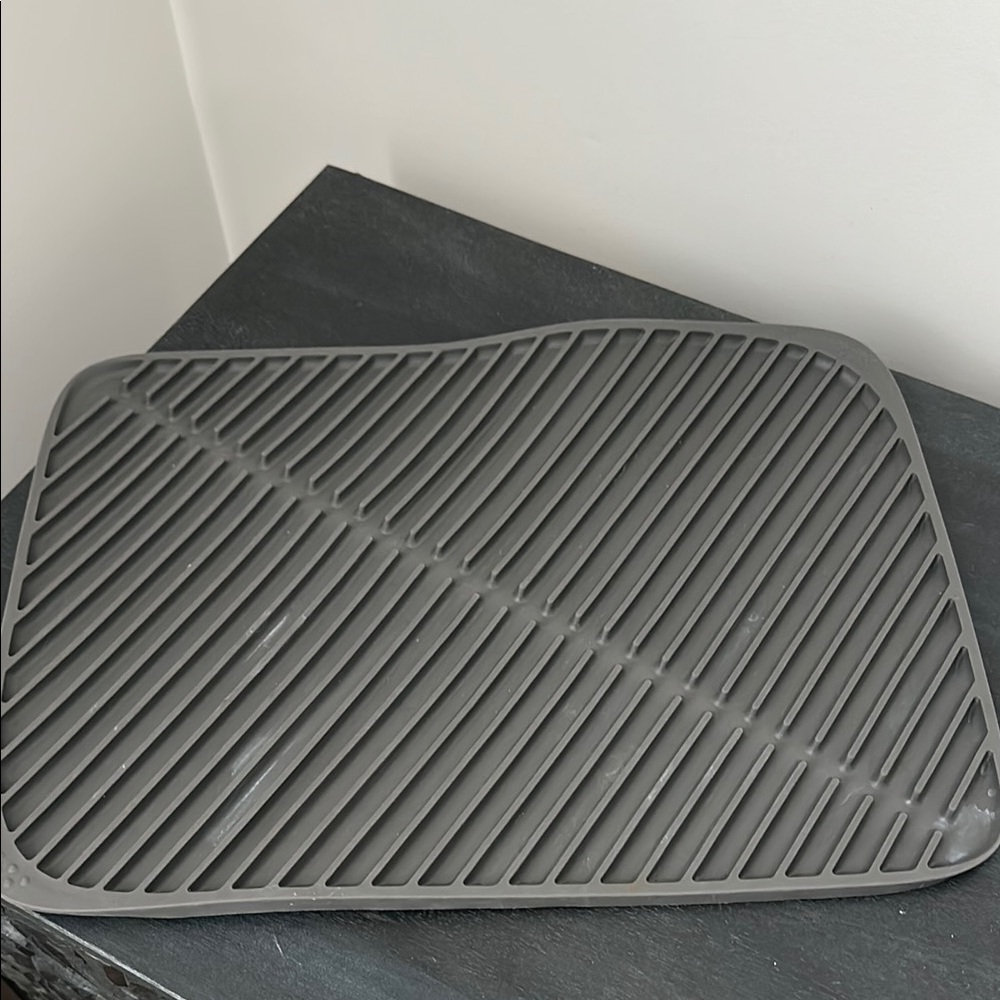 Silicone dish drying mat